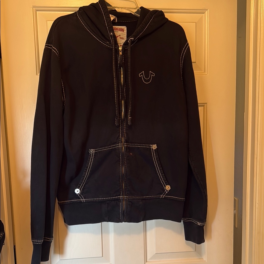 True Religion Black Lightweight Jacket